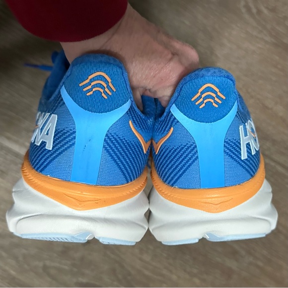 Hoka Mens Clifton 9 Running Shoe Sneaker Blue New Size 10 Blue - Picture 4 of 11